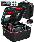 ivoler - Funda compacta para Nintendo interruptor 2, todo en uno, color negro