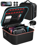 ivoler - Funda compacta para Nintendo interruptor 2, todo en uno, color negro