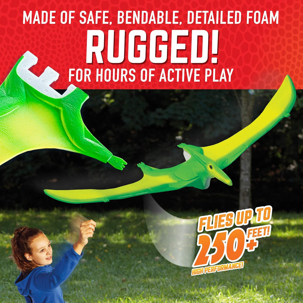 GEOGLIDE Terror - Kit planeador de pterodáctilo con envergadura de 33 pulgadas