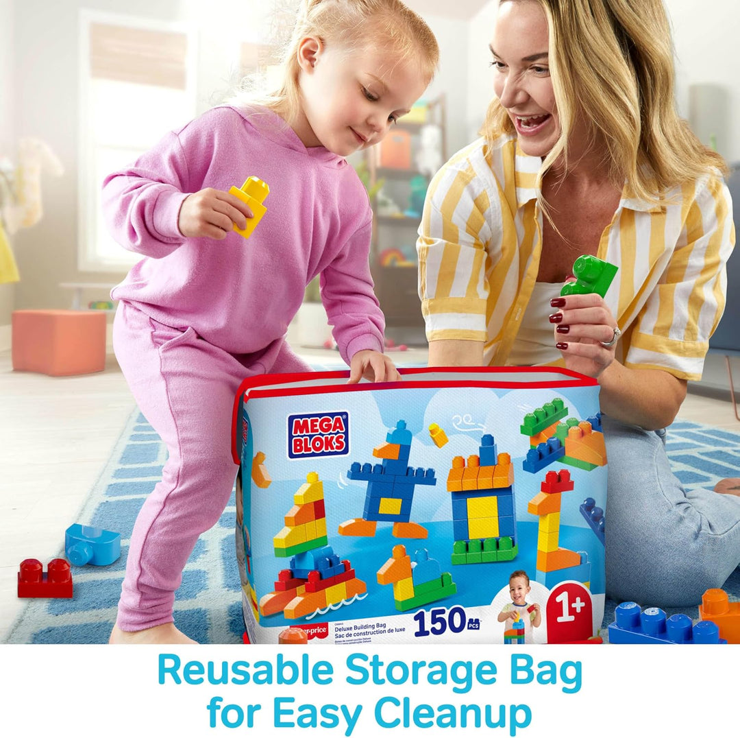 MEGA BLOKS First Builders Deluxe Building Bag - Juego de juguetes p...