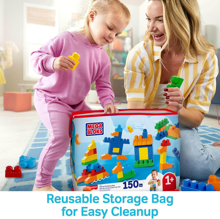 MEGA BLOKS First Builders Deluxe Building Bag - Juego de juguetes p...