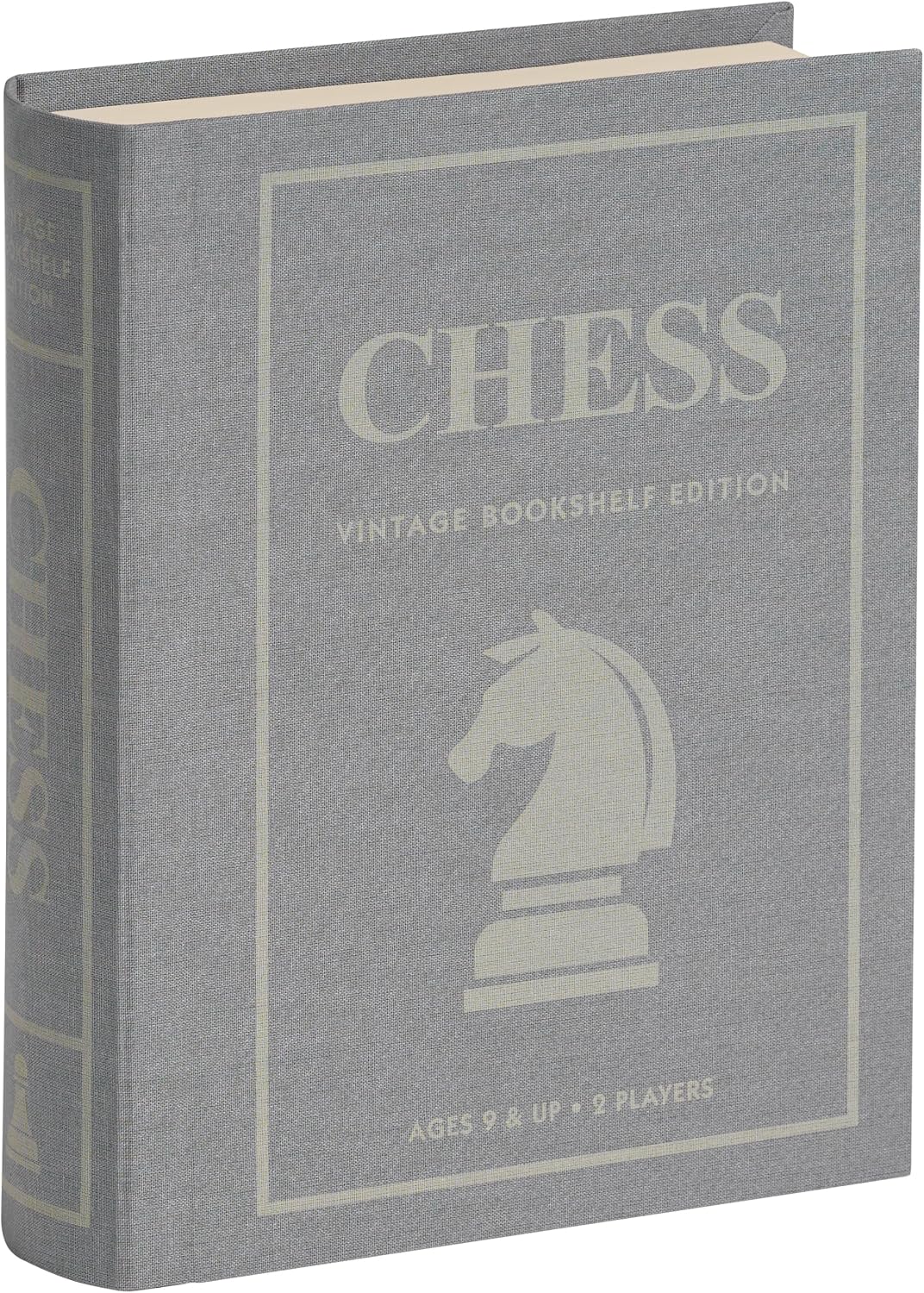 WS Game Company Juego de mesa de ajedrez Vintage Bookshelf Edition con