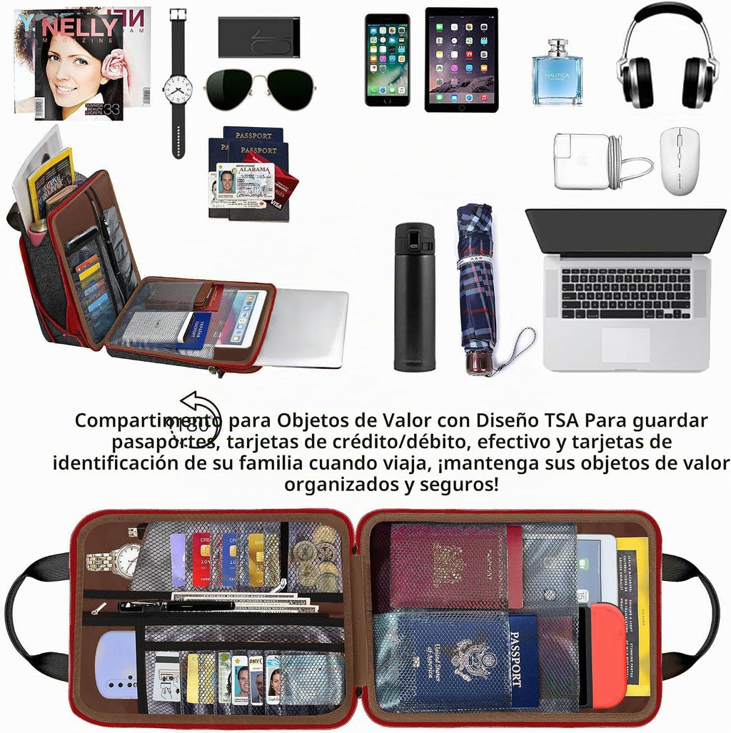 B01K02 - Bolso de hombro expandible 12.9 13 con compartimento para