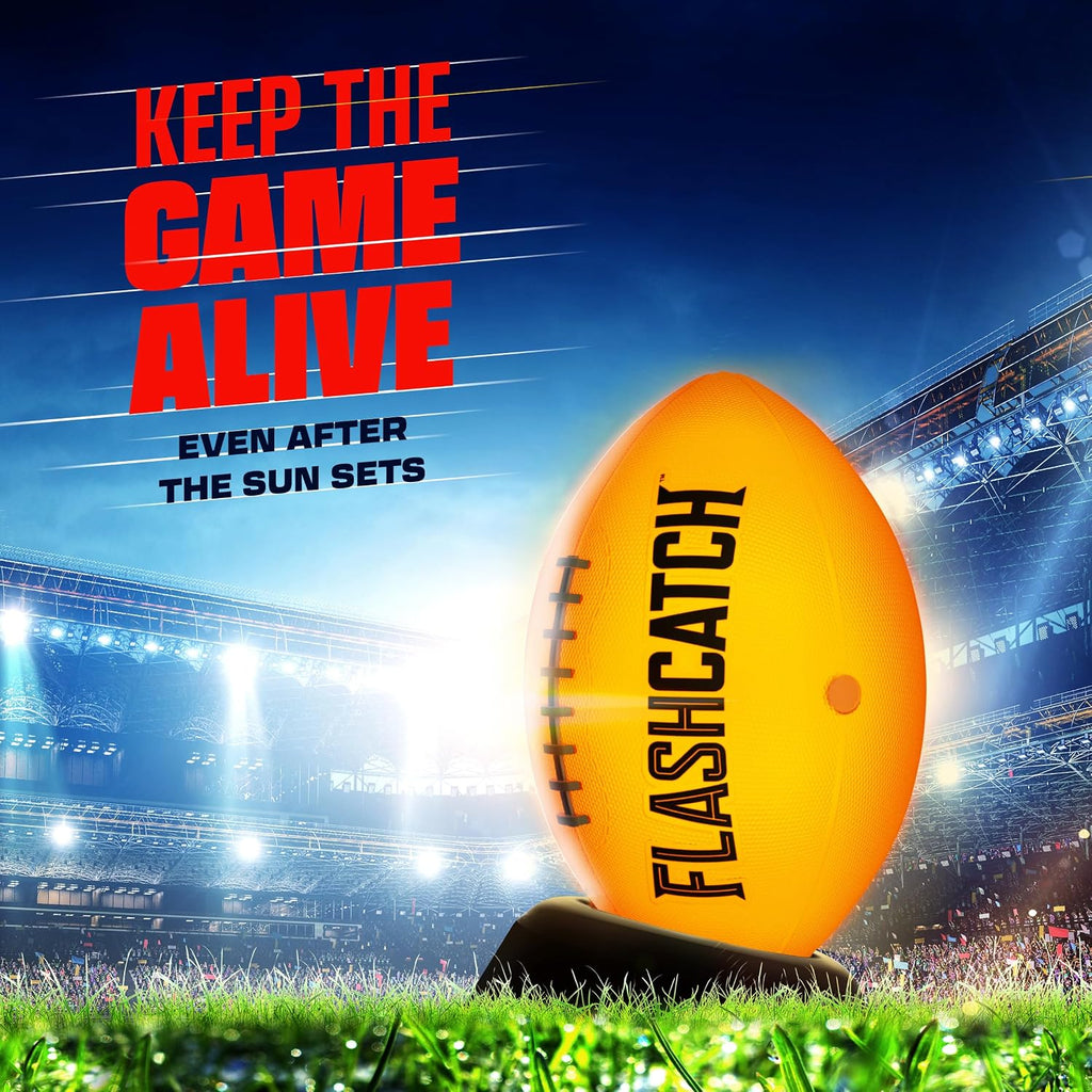 FlashCatch Fútbol iluminado – Bola que brilla en la oscuridad – NO 6 – Regalos de cumpleaños para deportes al aire libre para niños de 8 a 15 años en adelante – Ideas de regalo para niños adolescentes