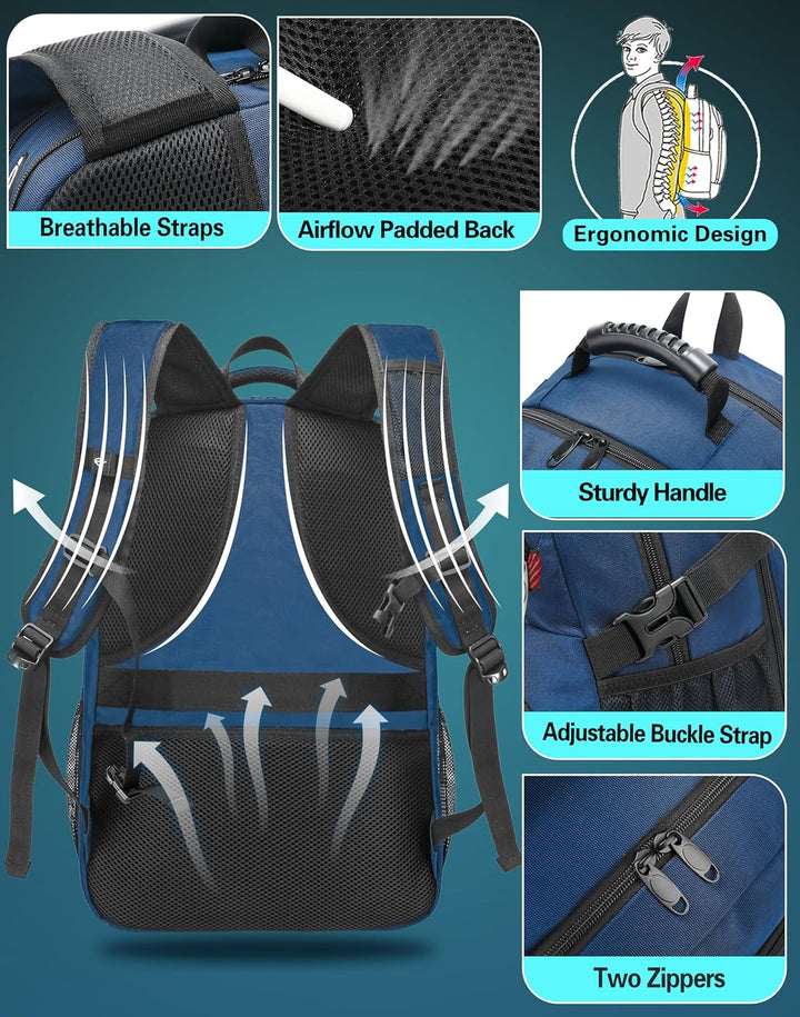 ProEtrade Mochila de viaje extra grande para portátil, antirrobo, p...