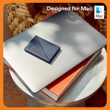 WD 6TB My Passport para Mac, Azul Marino, Disco Duro Externo portát...