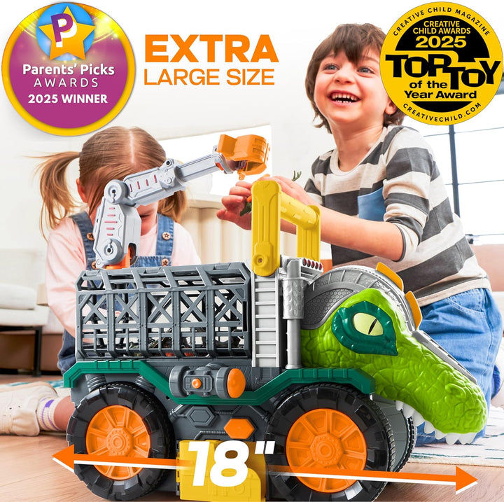 Juguetes de dinosaurio para niños pequeños camión de