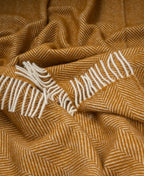 Highland Tweeds - Manta de lana virgen 100% pura (whisky)
