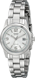 Reloj de acero inoxidable Casio LTP1215A-7ACR para mujeres