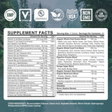 Abundant Earth Multivitamínico integral de alimentos para mujer Sup...