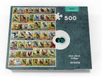 MyPuzzle State Birds Series: 50 State Birds Collage, Vol.1 - Rompecabezas premium de 500 piezas para adultos