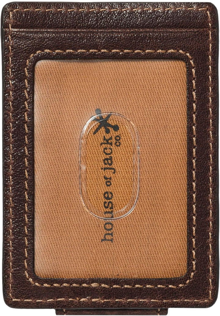 House of Jack Co. Corbin - Cartera delgada con clip para dinero par...