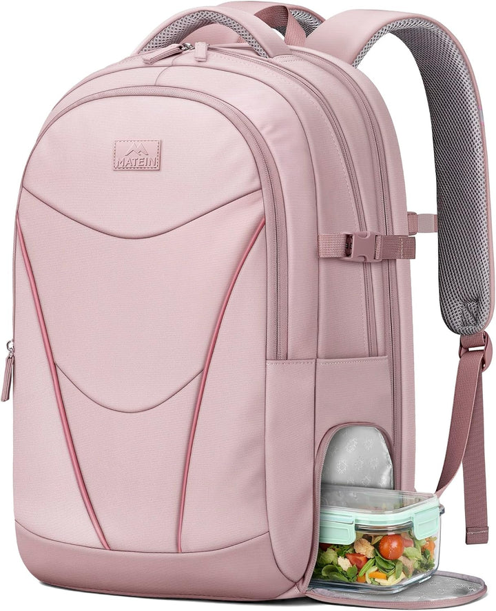 MATEIN HER Mochila de trabajo para laptop con compartimento para al...