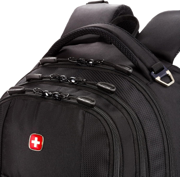 SwissGear - Mochila para laptop Cecil 5505, Negro -