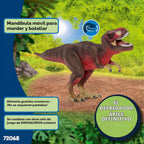 Schleich Dinosaurs - Tyrannosaurus Rex Rojo Figuras Dino para Niños 4+ | 72068