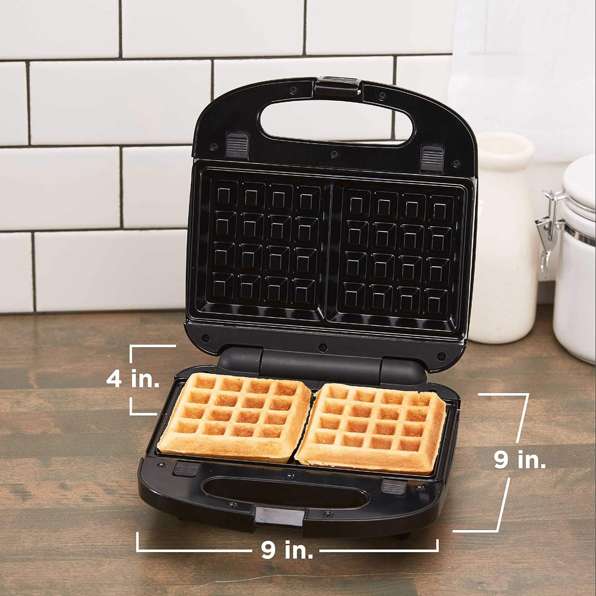 BLACK+DECKER WM2000SD, plancha para gofres 3 en 1, prensa para parrilla y