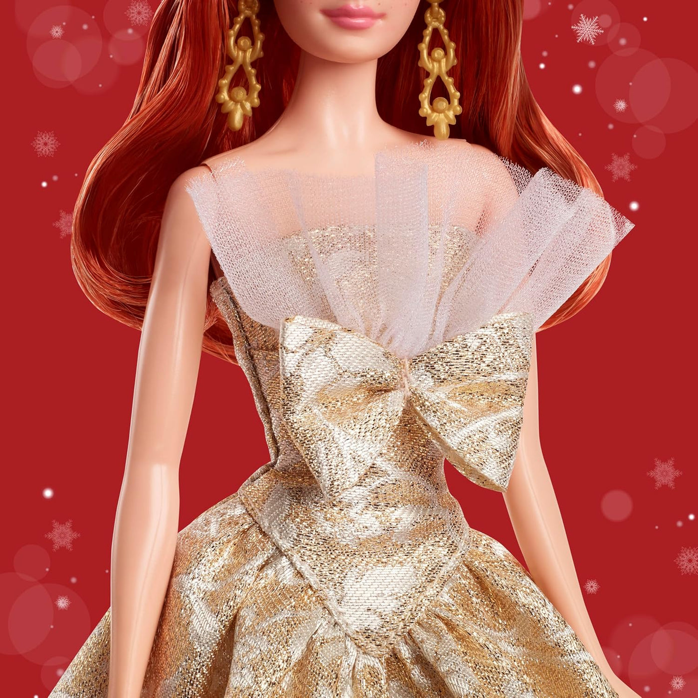 Muñeca de juego Barbie Holiday Barbie de cabello rojo