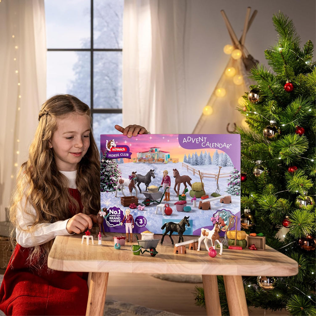 Schleich Horse Club - 34Pc Horse Club Advent Calender | 99178