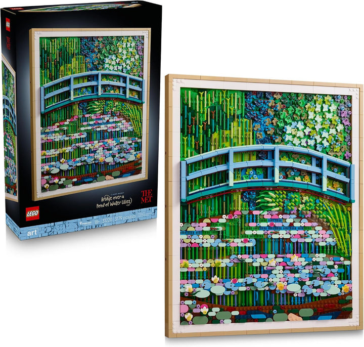 LEGO Art Claude Monet - Puente sobre un estanque de nenúfares - Jue...