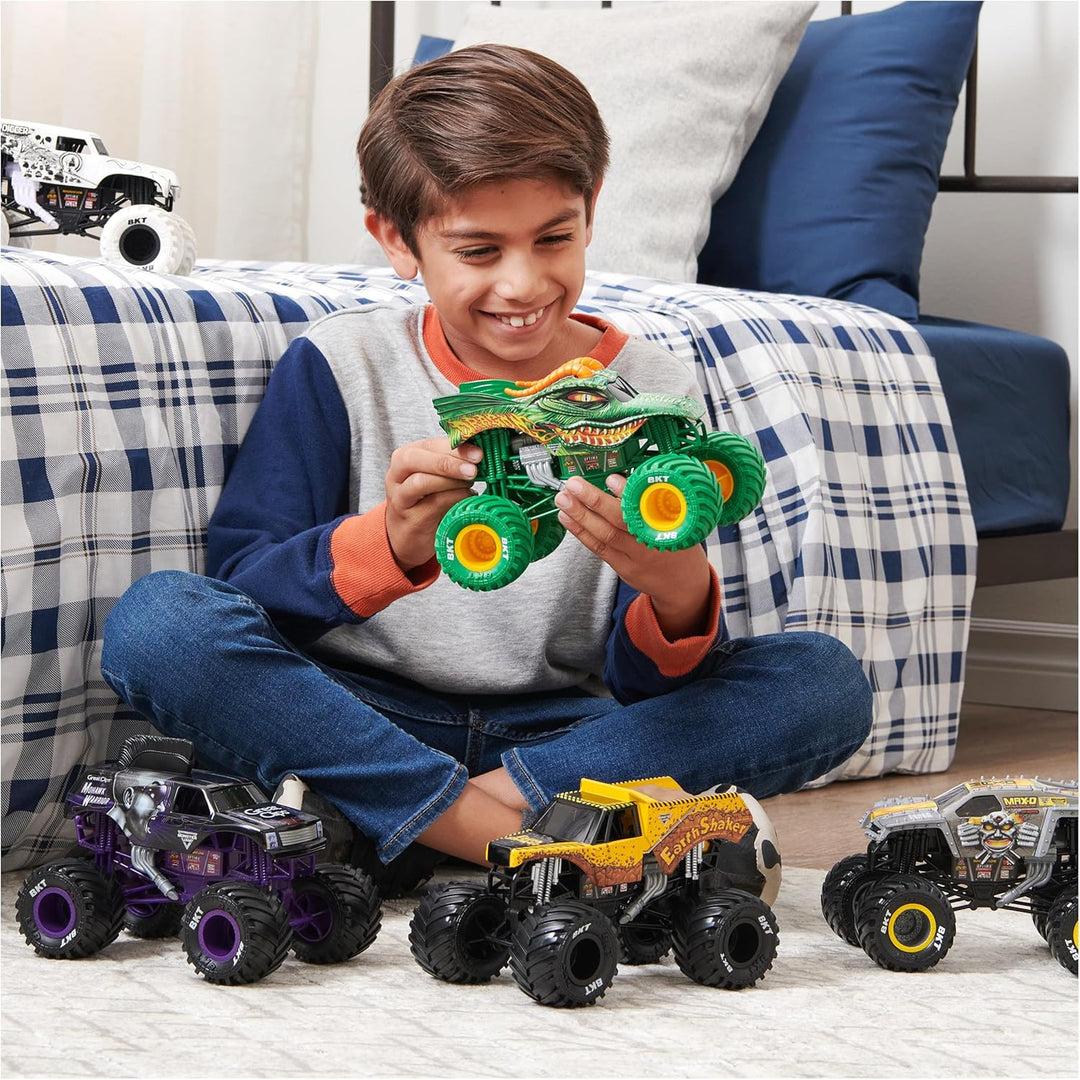 Monster Jam Camión monstruo oficial Sparkle Smash vehículo