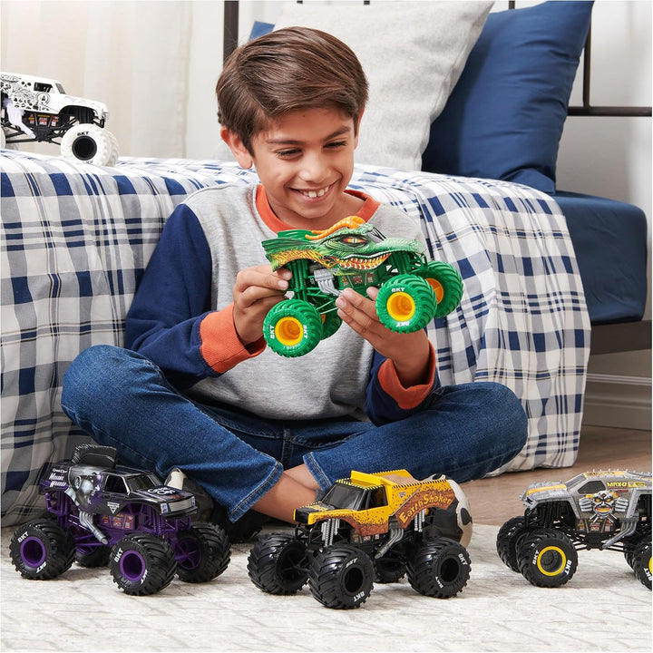 Monster Jam Camión monstruo oficial Sparkle Smash vehículo