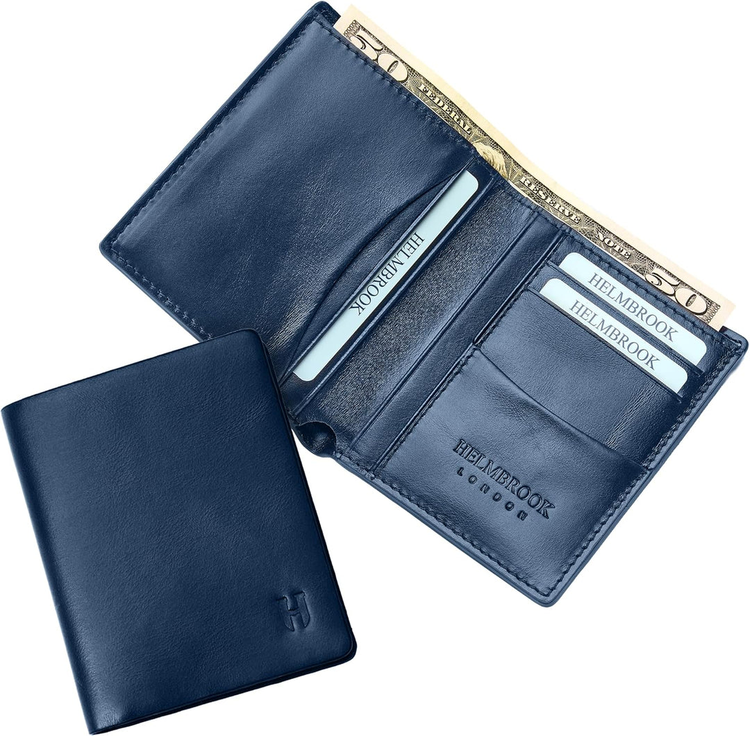 HELMBROOK London Dayton_Vertical_Billetera_Hombres_Parent, Azul mar...