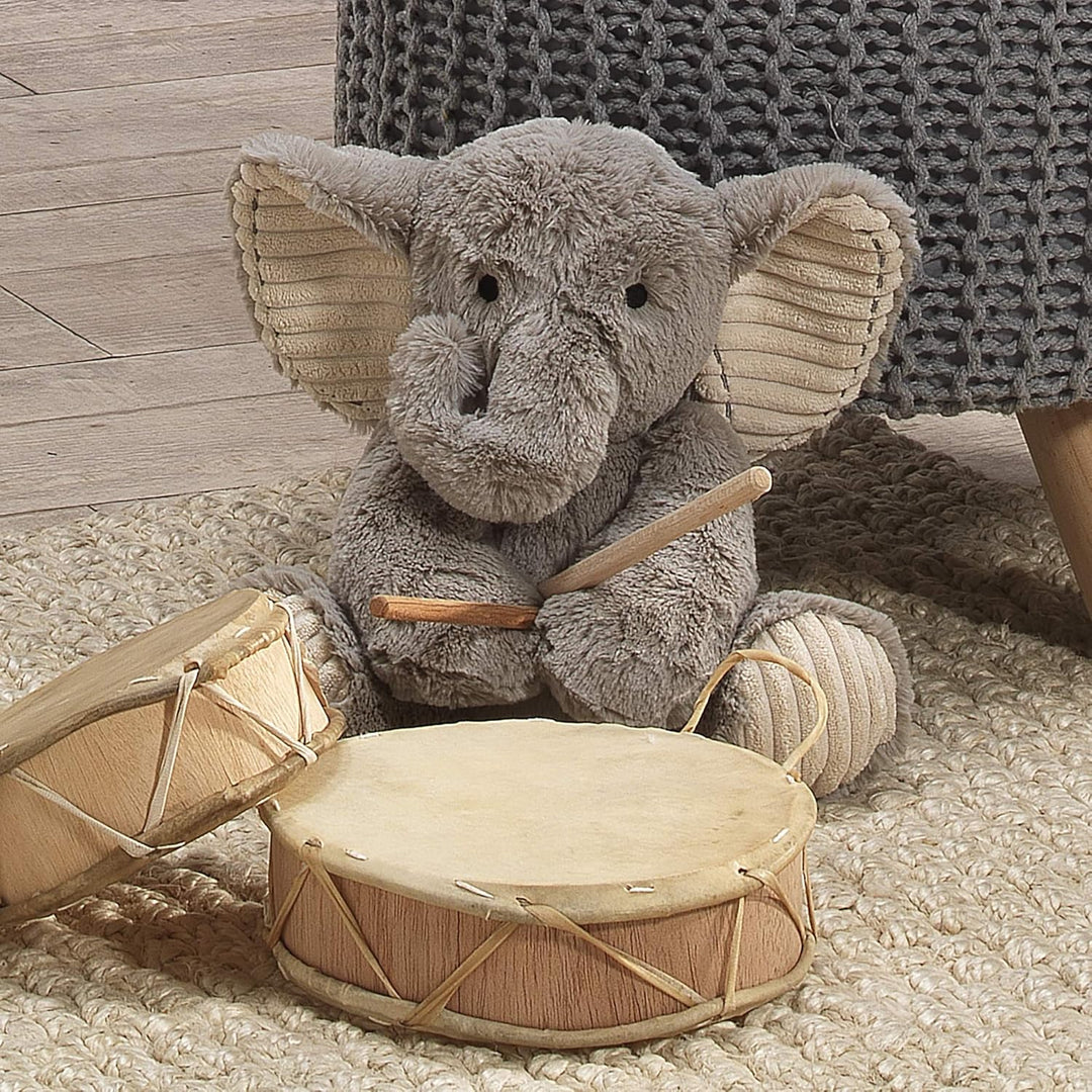 Lambs &amp; Ivy Jungle Safari Elefante de Peluche Gris Juguete Anim...