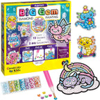 Creativity for Kids Axolotl Craft Bundle - Mini terrario de jardín, acuario brillante y kit de pintura de diamantes con calcomanías y atrapasoles (a partir de 6 años)
