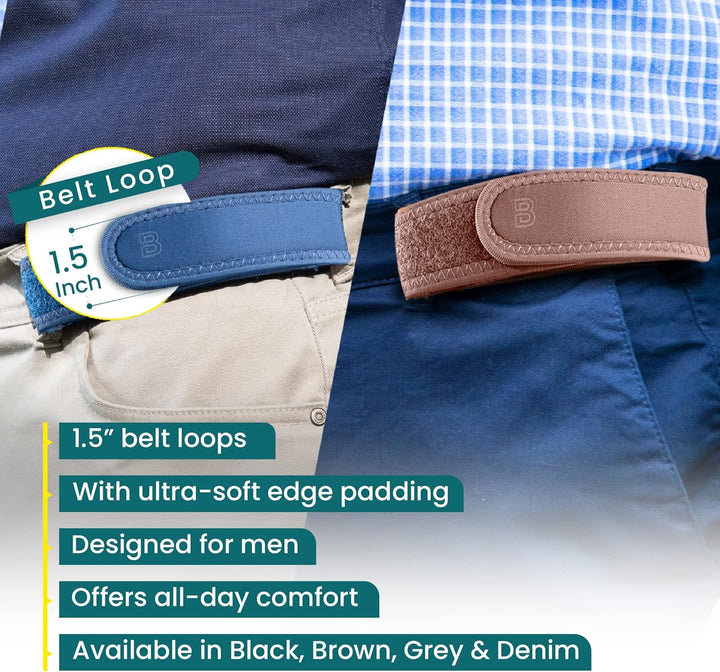 BeltBro Pro para Hombre y Mujer Cinturón Elástico Sin Hebilla Invis...