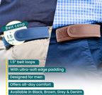 BeltBro Pro para Hombre y Mujer Cinturón Elástico Sin Hebilla Invis...