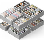 Simple Houseware Organizadores Divisores de Cajón para Ropa Interior, Surtido, 7 piezas