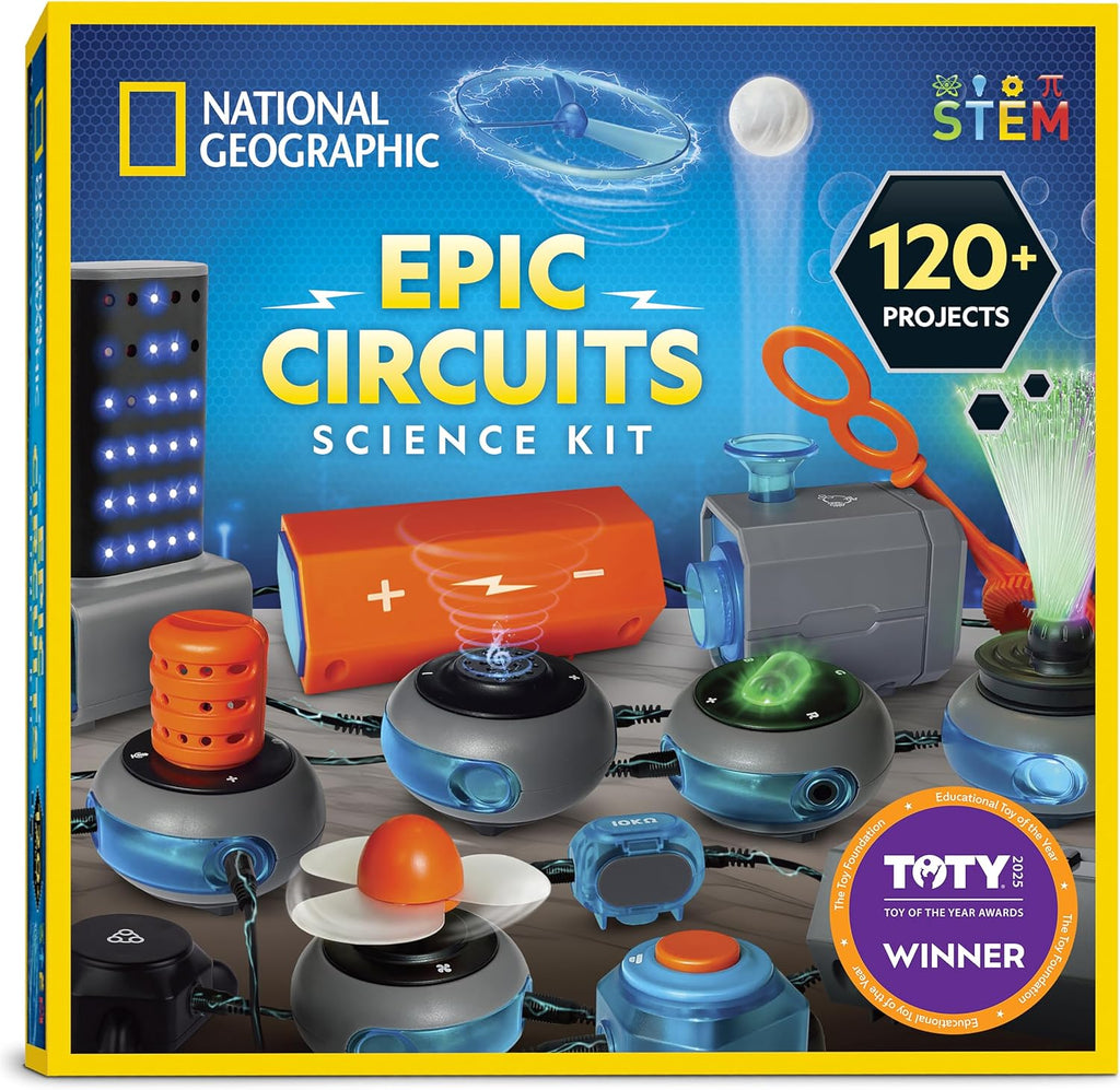 National Geographic Circuit Kit para Kids con 120 Electrical Projects