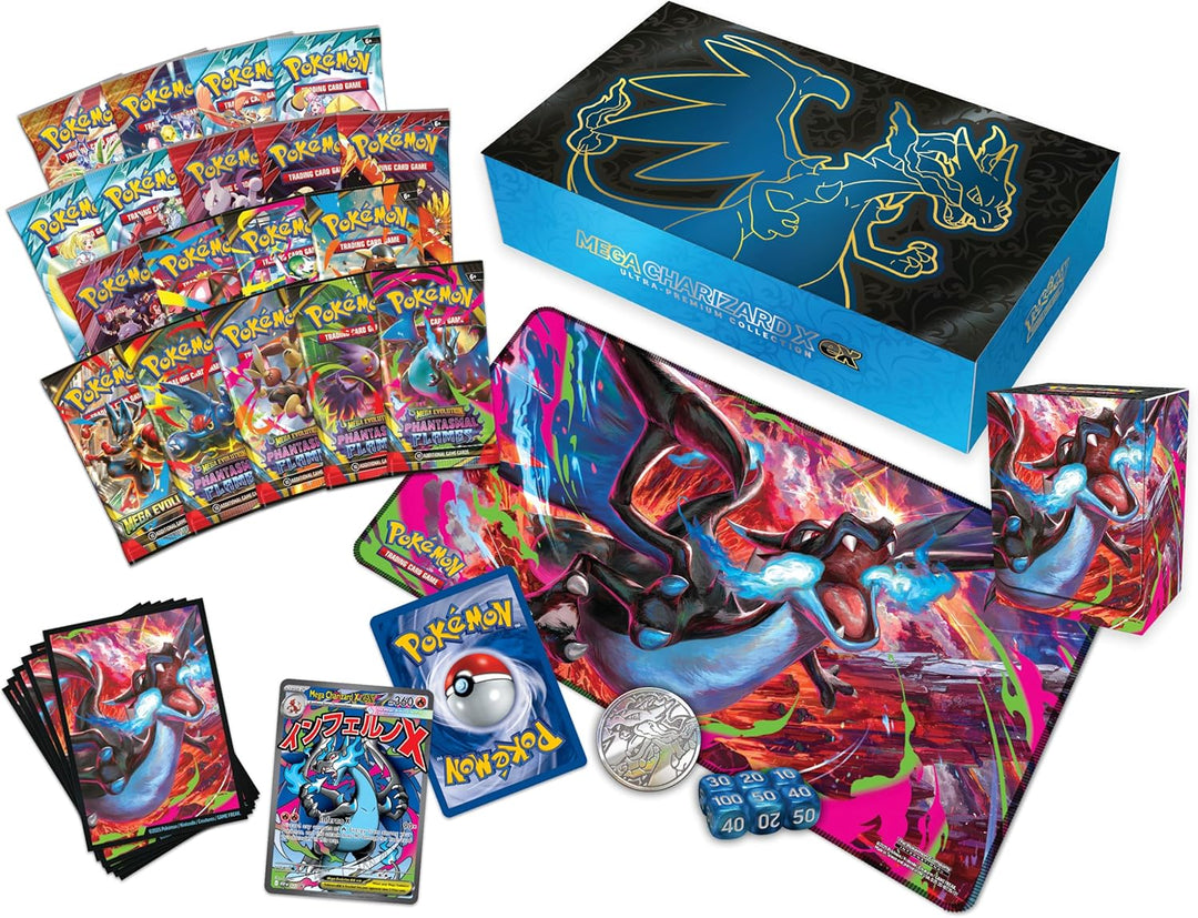 Pokémon TCG Colección Mega Charizard X ex Ultra-Premium