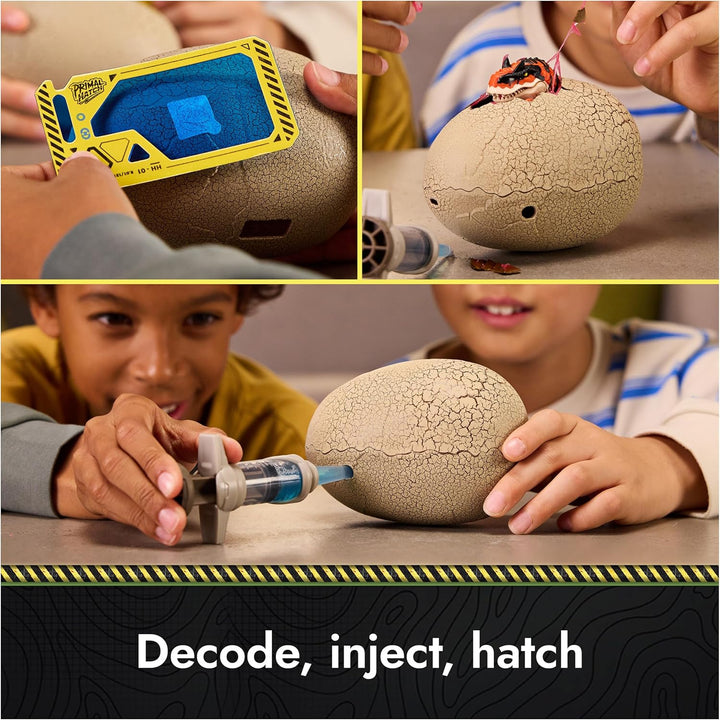 Primal Hatch Hatchers - Juguete híbrido de dinosaurio y