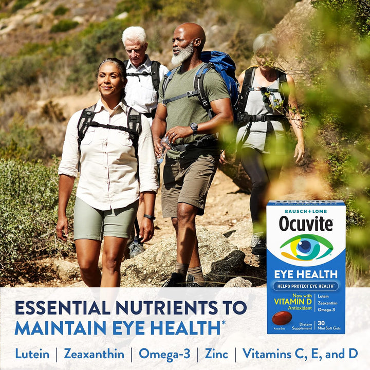 Ocuvite Suplemento de vitaminas y minerales para los ojos, contiene...