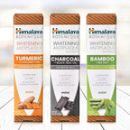 Himalaya Botanique Whitening Pasta de dientes antiplaca con carbón y aceite, 4 Ounce (Paquete de 2)