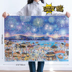 MOMIBOOK 2000 Piece Puzzle para Adults Jigsaw Puzzles, Painting Image, Hard