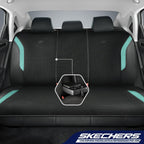 Fundas de asiento de coche de espuma viscoelástica Skechers, fundas de asiento gruesas de malla Air Cool, juegos completos de asientos de coche, compatibles con bolsas de aire, protección de confort