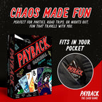 PAYBACK Edición original: divertidos juegos de cartas familiares con traición, estrategia y caos para adolescentes y adultos, fiesta de ritmo rápido y juego de viaje, ideal para adolescentes, amigos y familias
