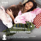 Brease Peluche de Dragón Axolotl Rosa con Peso de 5 libras Sin Fragancia - Juguete de Peluche Suave y Grande para Comodidad, Calma y Relajación, Compañero Ideal para Abrazar para Niños y Adultos