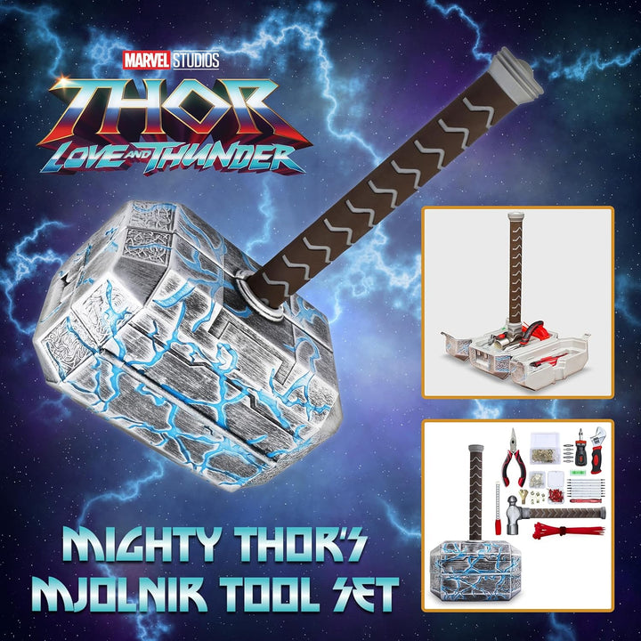 Marvel Mighty Thor's Hammer Mjolnir Juego de herramientas de 91...