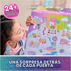 Calendario de Adviento de Gabby's Dollhouse: La Película 2025, Lindas Sorpresas de Invierno, 24 Juguetes Sorpresa con Figura de Gabby, Amigos Gatos y Accesorios, para Niños a Partir de 3 Años
