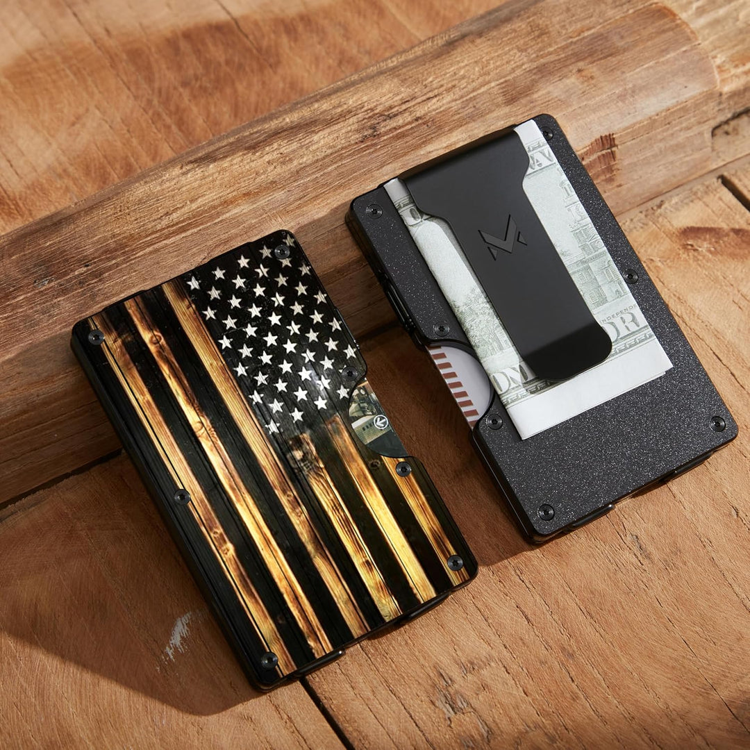 Billetera minimalista de aluminio para hombre, para marido, hijo, p...