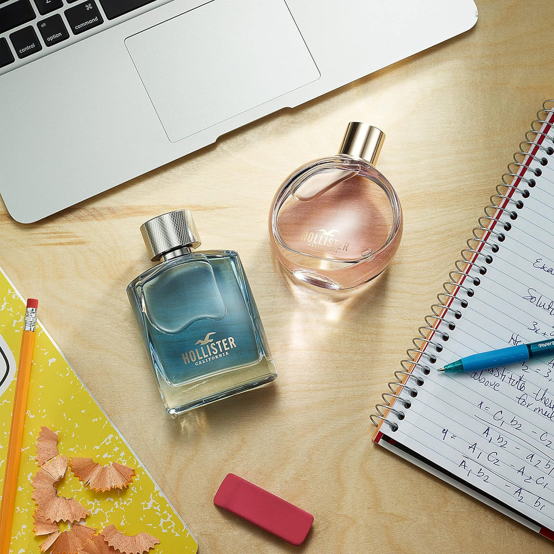 Hollister Wave Women Eau De Parfum, 3.4 onzas | Paquete de 2