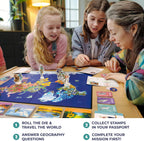 Stamp It! World Tour, juego de mesa educativo de geografía para niños de 8