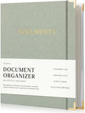 Conjunto de Organizadores de Documentos Importantes con Carpetas - Anillador de Lino Completo