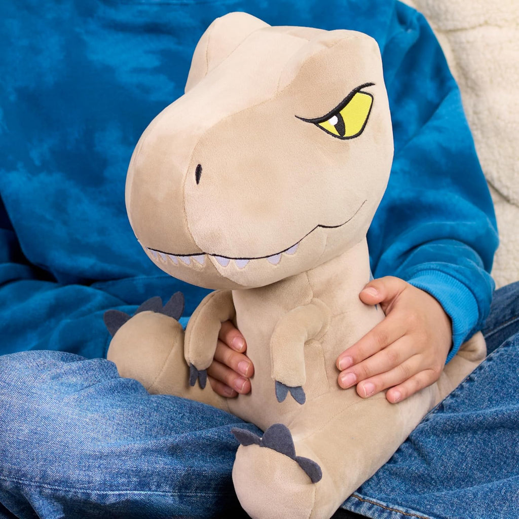 JURASSIC WORLD Rebirth - Peluche con peso y confort T. rex