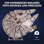 UGEARS Star War™ Millennium Falcon™ Rompecabezas 3D de madera para adultos
