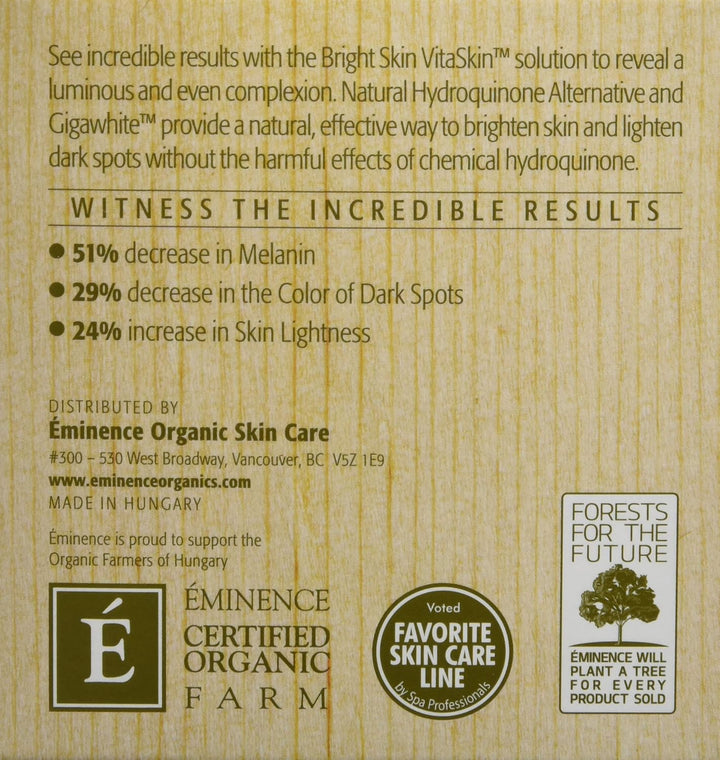 Eminence Organic Skincare Máscara de piel brillante, 2 onzas