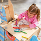 KidKraft Mesa de ladrillos de construcción con piñata de llama